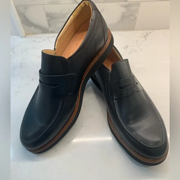 Samuel Hubbard Ivy Legend Black Leather Loafers Shoes Size 11.5 - Picture 3 of 11